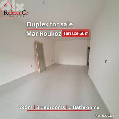 New Duplex for sale in Mar Roukoz دوبلكس جديد للبيع في مار روكز