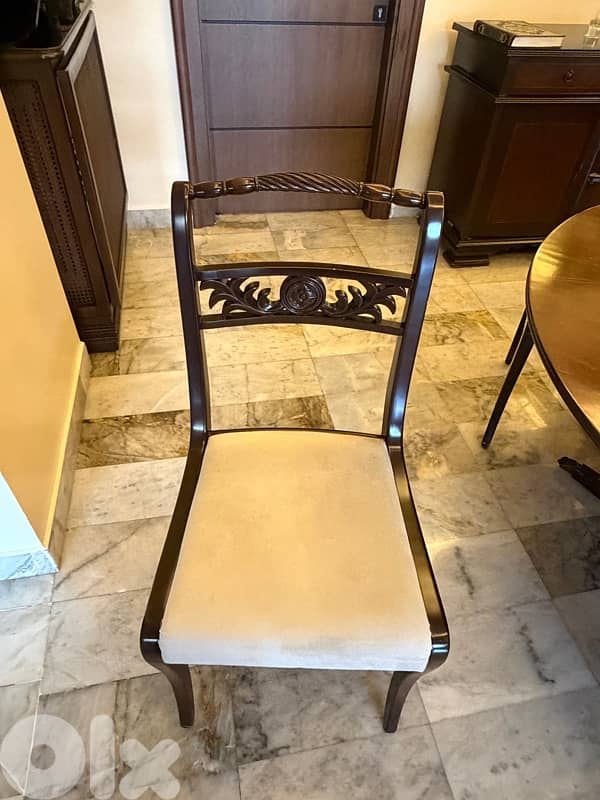 Classic Wooden Dining Room Set – Table, 10 Chairs, Sideboard 4