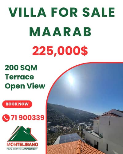 200 sqm Villa For Sale in Maarab (معراب) with Terrace & Open View