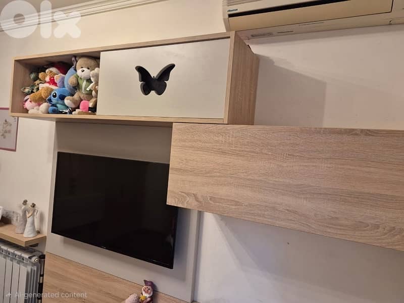 Desk workstation with storage 2