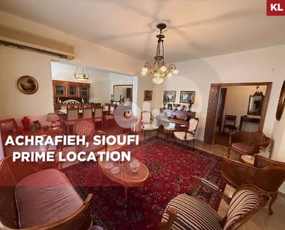 big balconies, generator, elevator, achrafieh/اشرفيه REF#KL131936