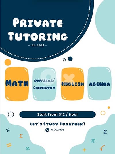 Maths Physics Chemistry Tutor for all ages