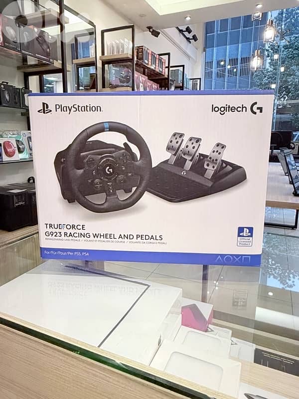 Logitech g923 open box like new PlayStation ps4- ps5 2