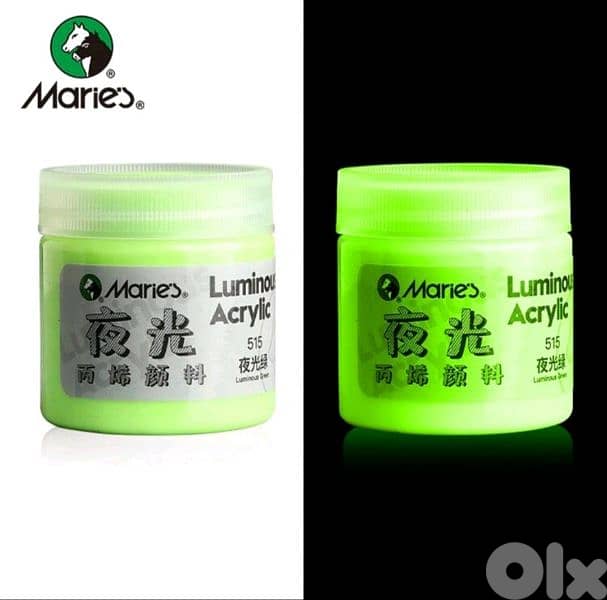 Neon Glowing Acrylic Paints 3
