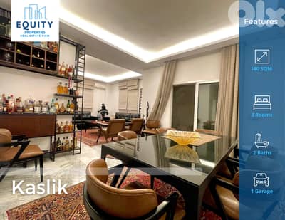 140 SQM Apartment For Sale In Kaslik Prime Location شقة للبيع #RK6558