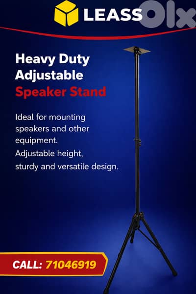 Professional Heavy-Duty Tripod Stand with Mounting Plate