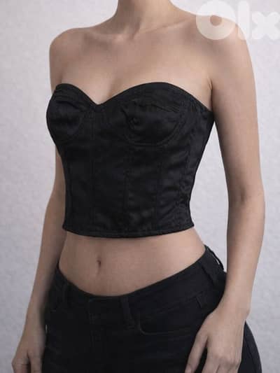 Black corset top