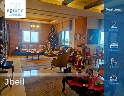 280 SQM Apartment For Sale In Jbeil شقة للبيع #CM6648