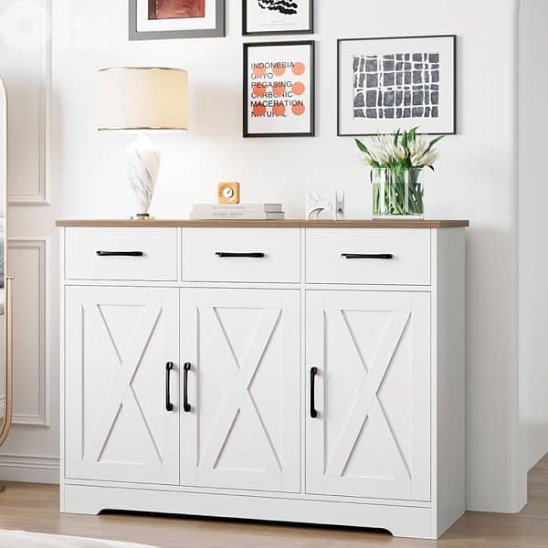 HOSTACK Modern Farmhouse Buffet Sideboard 3