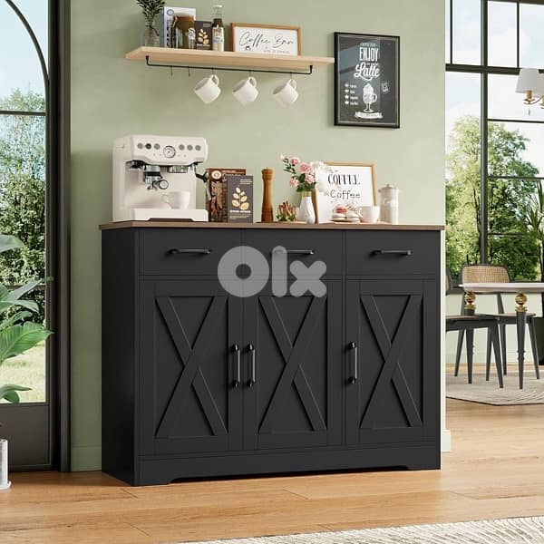 Antique & Brown sideboard 3