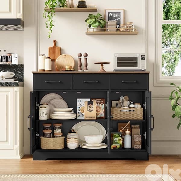 Antique & Brown sideboard 4