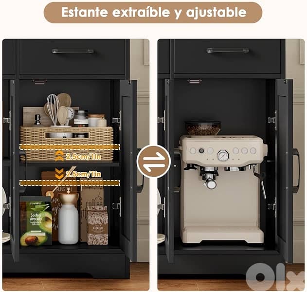 Antique & Brown sideboard 5