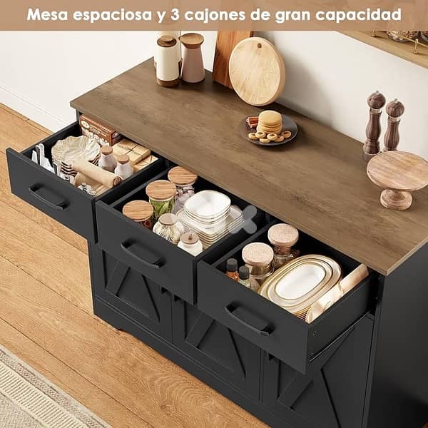 Antique & Brown sideboard 6