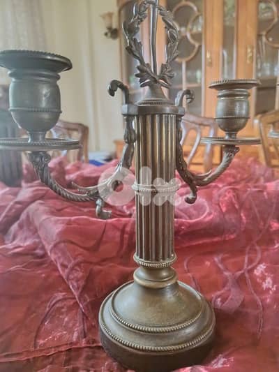 Berry old bronze chandelier, very heavy made in France