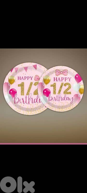 half birthday decoration