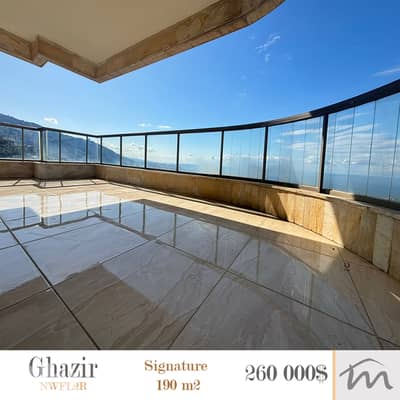 Ghazir | Signature 3 Bedrooms Apart | 3 Balconies | Panoramic Sea View