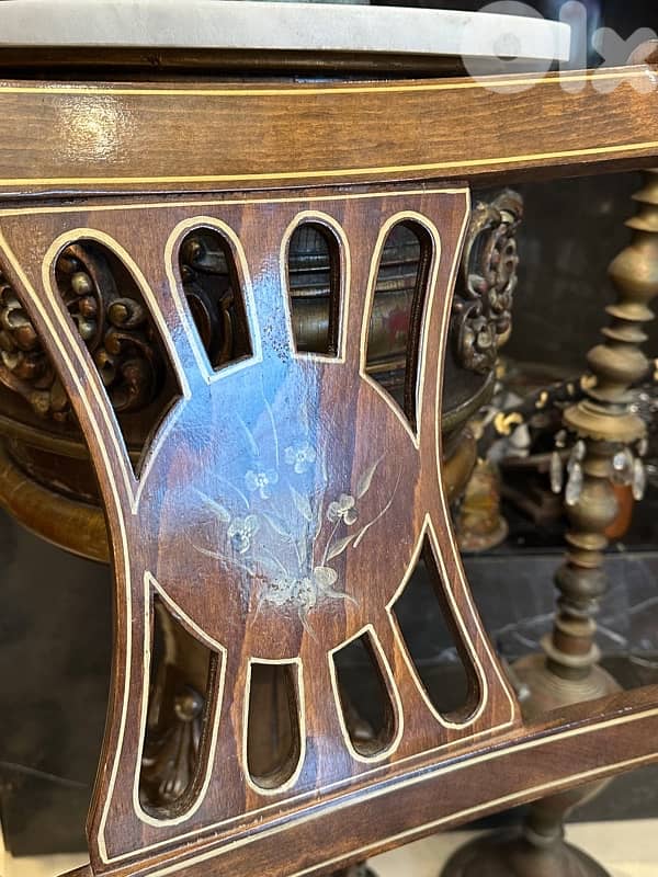 2 chairs and table 4