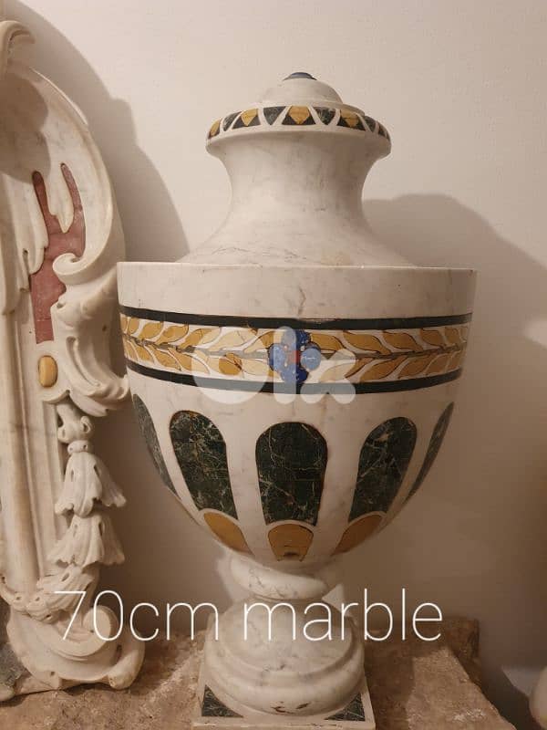 Marble urns Italian Antique 1