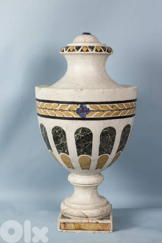 Marble urns Italian Antique 3