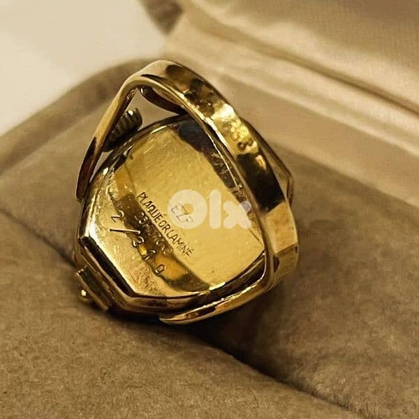 extremely rare gold ring watch from the 1940s 6