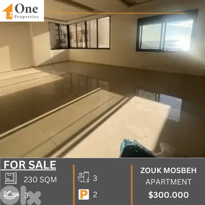 SEA VIEW APARTMENT FOR SALE IN ZOUK MOSBEH