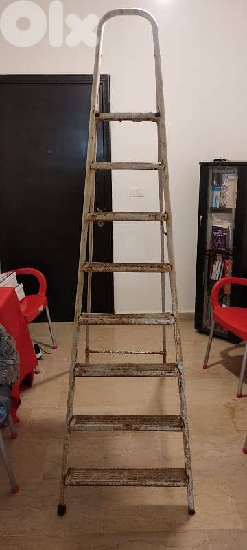 Steel Ladder 8 steps سيبة حديد