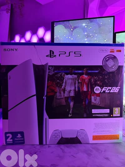 PS5 SLIM 1TB OPEN BOX ,  2 YEARS ( MAGNET WARRANTY )