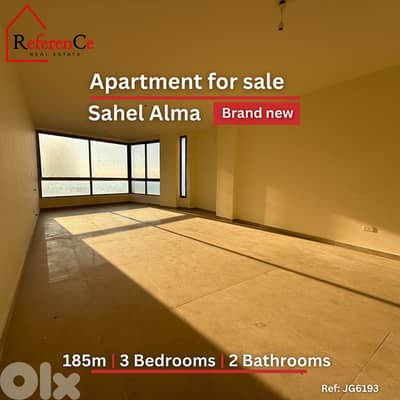 New apartment in Sahel Alma for sale شقة جديدة في ساحل علما للبيع