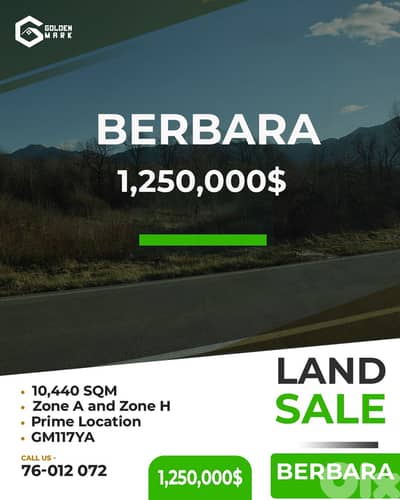 GMB117YA - Land for sale in Berbara - أرض للبيع في البربارة