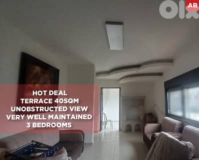 Central A/C & heating/Terrace/Wadi Chahrour - وادي شحرور/#REFAR131961