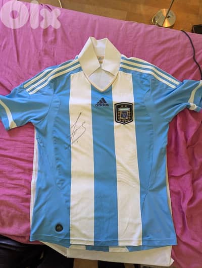 Argentina jersey signed by javier zanetti (Inter Milan)