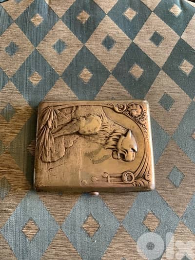 boîte cigarette vintage 289 g -argent massif