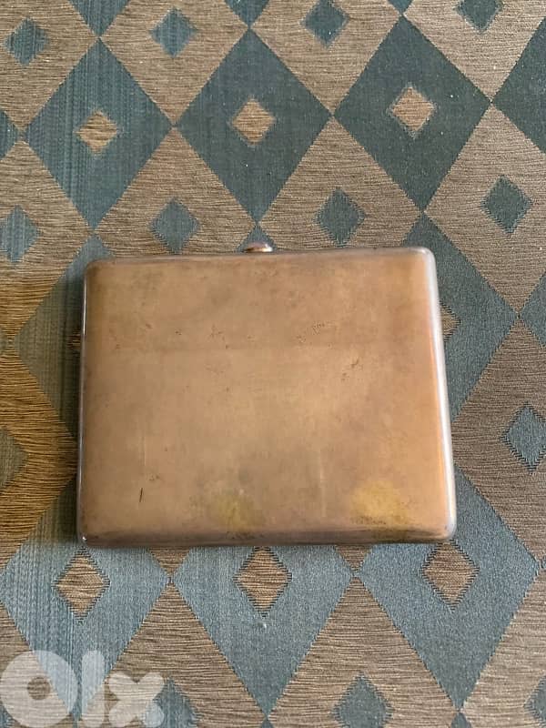boîte cigarette vintage 289 g -argent massif 2
