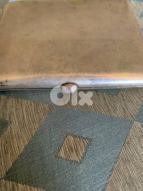 boîte cigarette vintage 289 g -argent massif 8