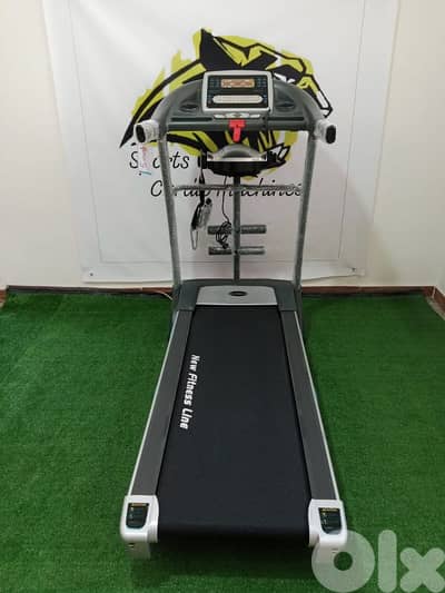 NNew fitness  treadmill 2,5hp, vibration massage