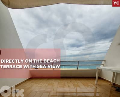 Terrace with Sea view, on the beach, jbeil/جبيل REF#YC131978