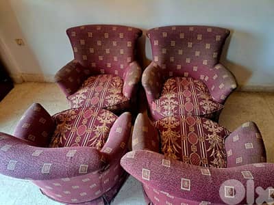 Chairs and Sofa كراسي وكناباية