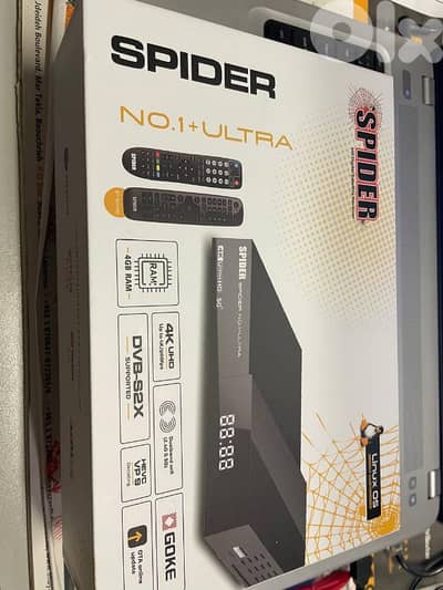 spider no. 1 ultra linex 4k recever