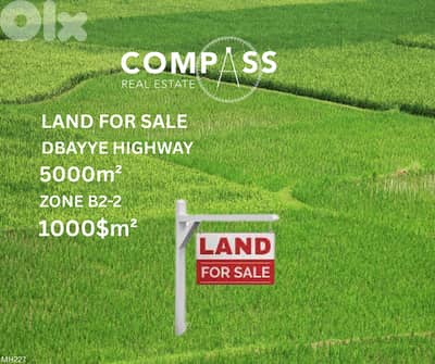 Land for sale Dbayye highway