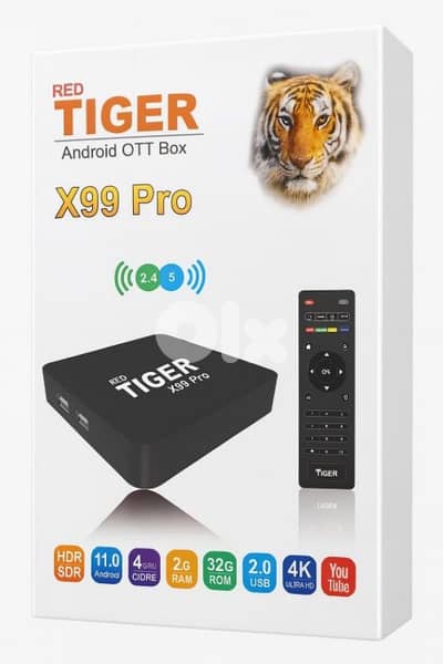 tv box TIGER with iptv built in wifi