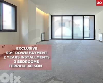 Exclusive - 50% Down payment  -Hazmieh REF#UO130768