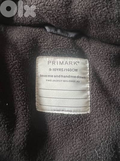jacket primark unisex like new worn once