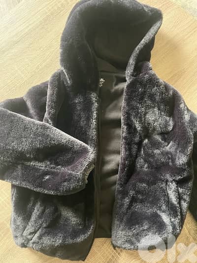 faux furr jacket for girls excellent condition like new