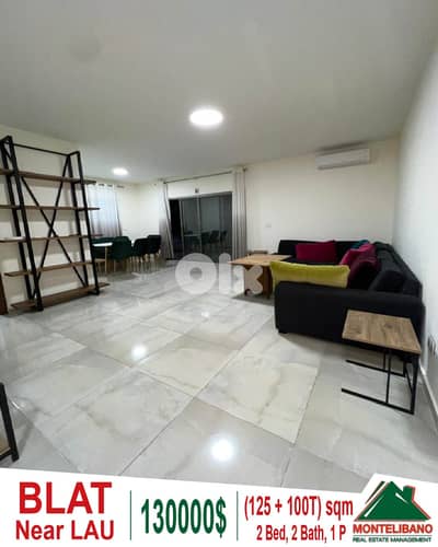 125 sqm Apartment For Sale in Blat (بلاط) with 100 sqm Terrace