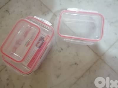 Tupperware  لا الفريزر طقم بلاستيك باب اول ٣ قطع