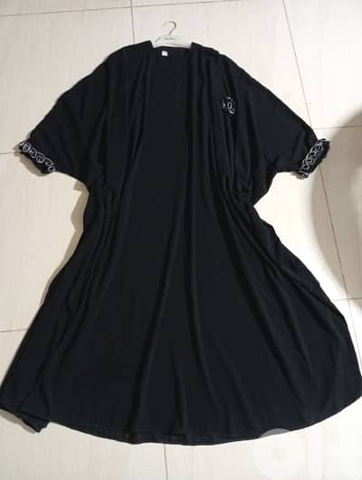 عباية سودة اوفر سايز