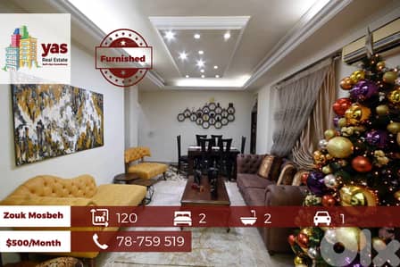 Zouk Mosbeh 120m2 | Furnished | Rent | Mountain View | JA