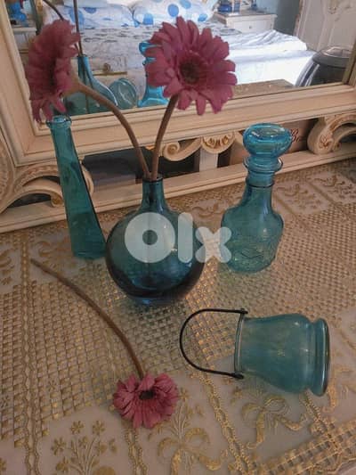 Glass Vases Collection - مجموعة فازات زجاج
