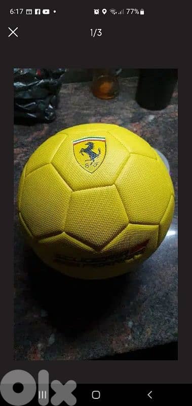 Football ball Scuderia Ferrari