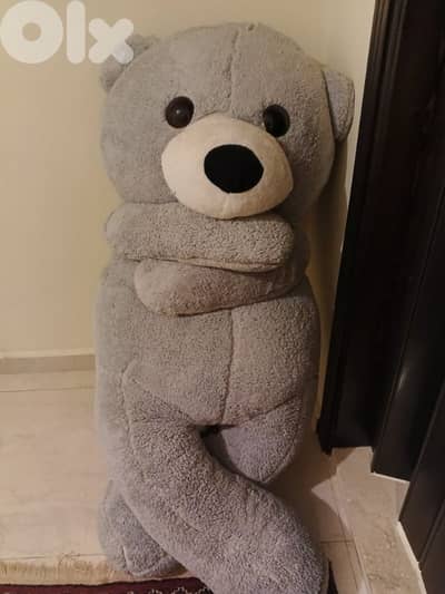 Big Grey Bear Teddy Bear 150cm Gift Toy Valentines Present Gift